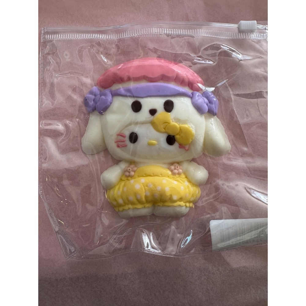 Taba Squishy Hello Kitty Costume Character Stress Toy Pink Yellow
